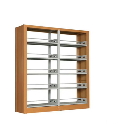 Verstelbare plaat 6 lagen Metalen houtkorrels Bibliotheek boekenplanken