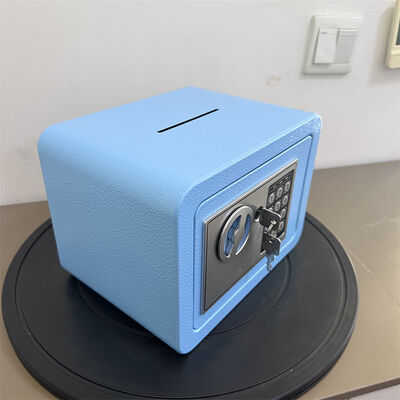 Small Household Mini Steel Safe with Electronic Digital Lock Key Money Bank Security Box