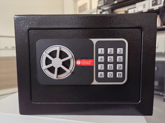 Hot selling new electronic password lock safe for household use, with hidden keyhole on the panel