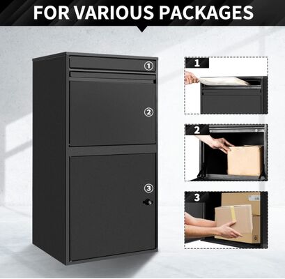 Outdoor metal cabinet rust-proof mailbox with lock for delivering letters and other goods