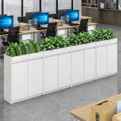 Staalplanterkas Top Eenheid met 3 individuele plantenruimtes Moderne metalen bloempot Display Rack voor binnentuin decoratie