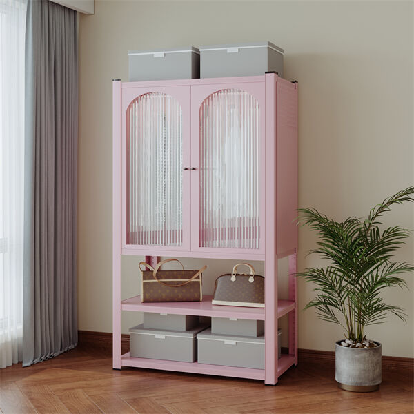 Stalen 2-Deurs Metalen Locker Kast met Plank Duurzaam Verstelbaar Hangend Modern Design