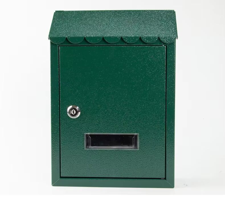 Weatherproof Outdoor Steel Mailbox for Apartment Waterproof with 2 Keys Lockable Powder Coating Finish Metal Postal Letter Boxes